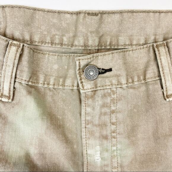 Levi’s 514 Cut Off Bleached Distressed Shorts Sz L - Picture 7 of 8